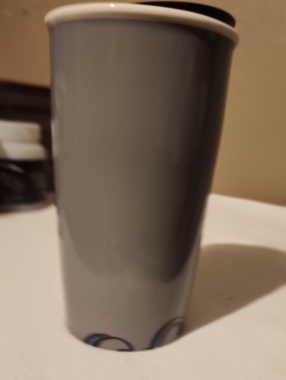 Starbucks Ceramic Tumbler with Multicolor Pop Art Face - Picture 10 of 11